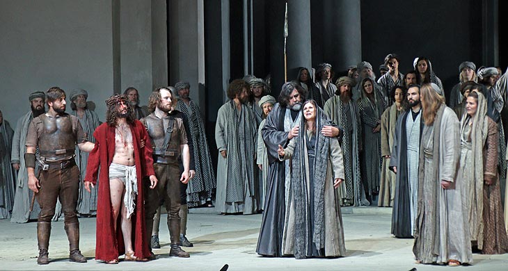 Passionsspiele Oberammergau 2022 - Die Kreuzigungsszene(©Foto:Martin Schmitz)